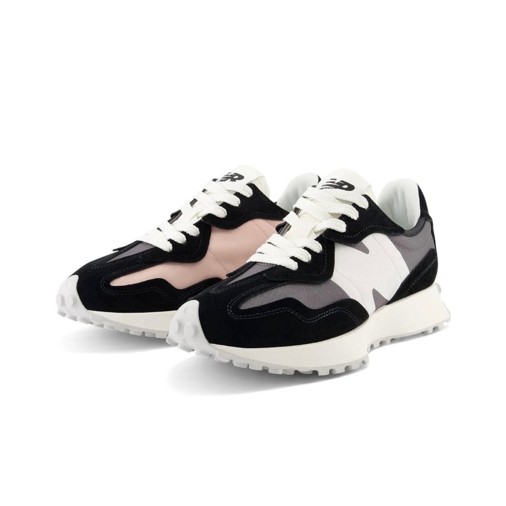 New Balance 327 Black Grey Pink U327WEM NB Mens Running shoes - Picture 3 of 6